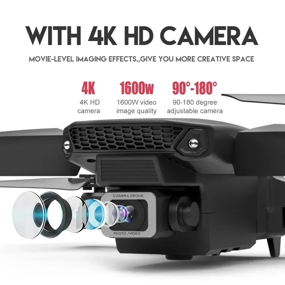 E88 프로 와이파이 FPV 드론, 광각 HD 4K 1 - Drone Battery Box 리뷰 및 가격